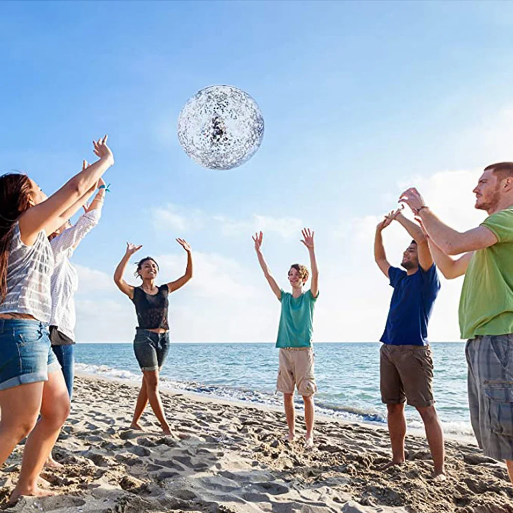 Inflatable Glitter Beach Ball