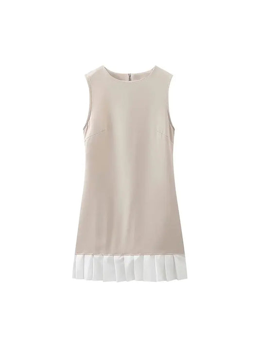 Darcy Pleated Mini Dress